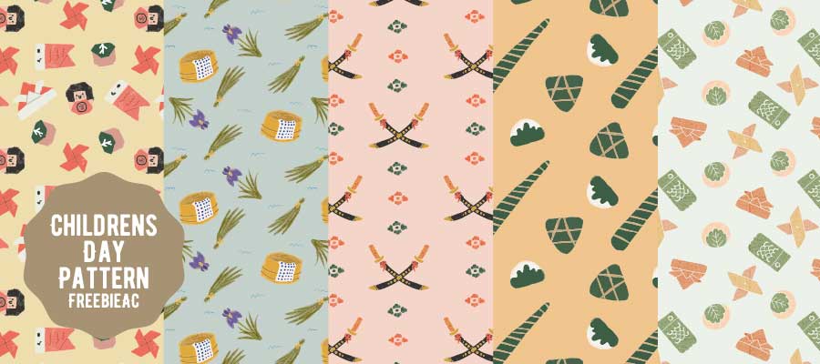 こどもの日パターンイラスト