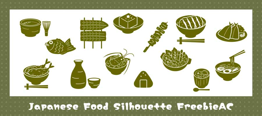日本食シルエット
