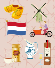 オランダ紹介イラスト
