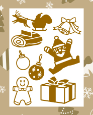 クリスマスシルエット_vol.3