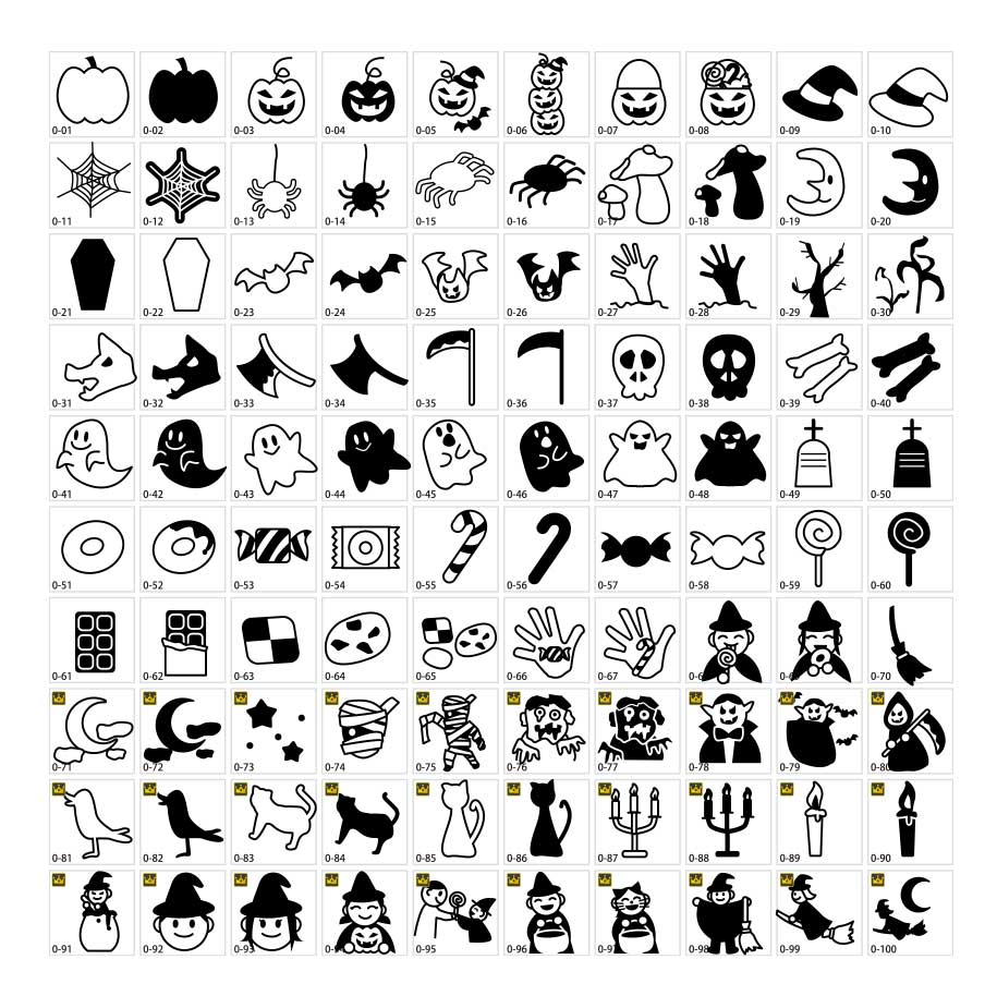 ハロウィンシルエットvol.2